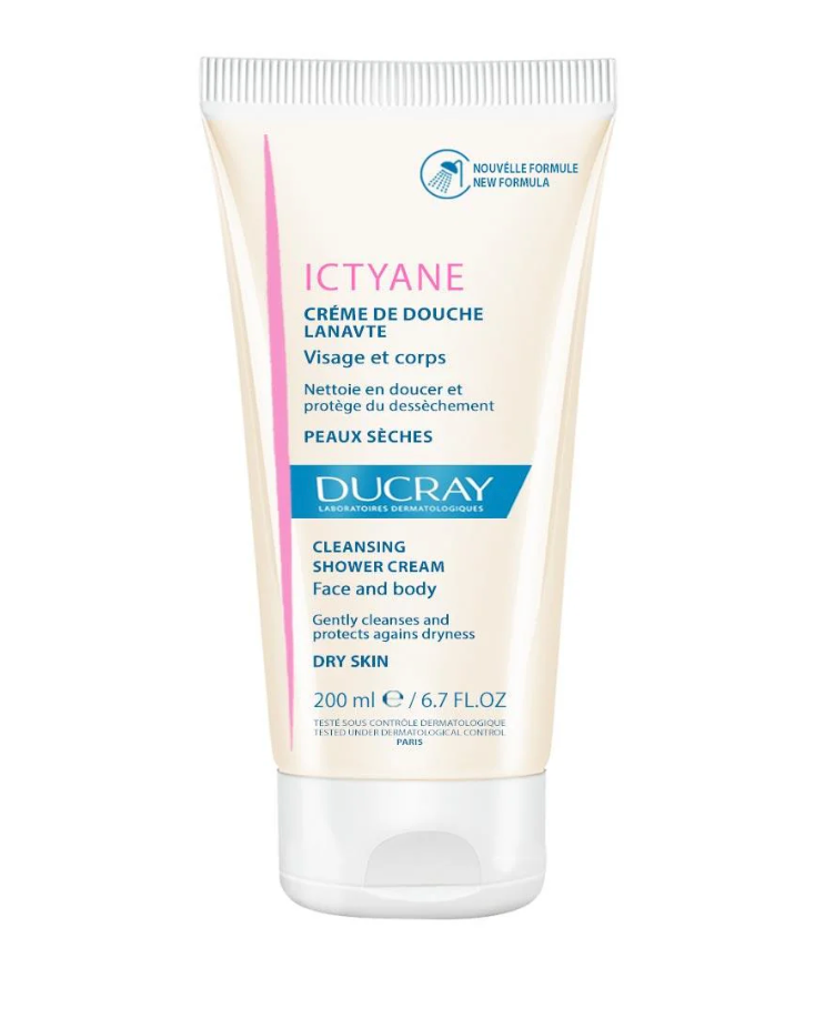 Ducray Ictyane Cleansing Shower Cream - Face and Body