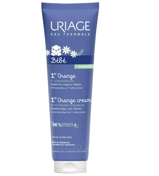 Uriage Bébé 1st Change Cream Prevents and Soothes Nappy Redness, Repairs