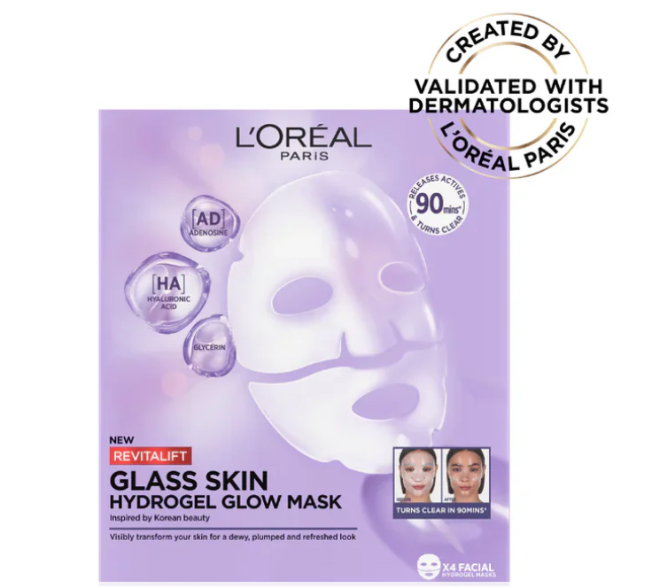L'oreal Paris Revitalift Glass Skin Hydrogel Glow Mask