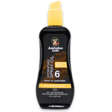 Australian Gold Hydrating SPF 6 SPRAY OIL WITH CARROT OIL