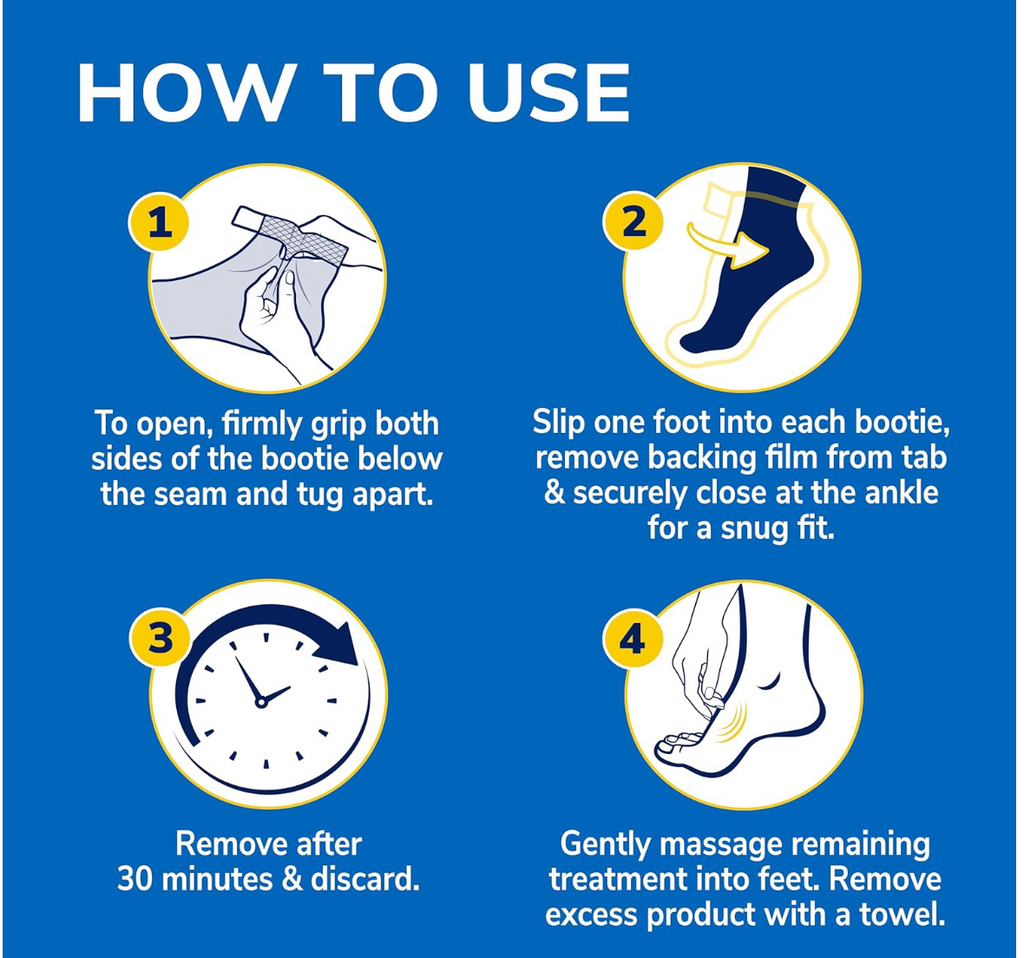 Dr. Scholl's Dry, Cracked Skin, Ultra Hydrating Foot Mask, 1 Pair Moisturizing Socks