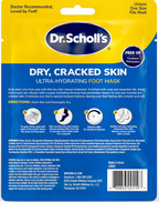 Dr. Scholl's Dry, Cracked Skin, Ultra Hydrating Foot Mask, 1 Pair Moisturizing Socks