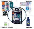 Man On The Go Convenience Kits International Men’s 11 Piece Kit