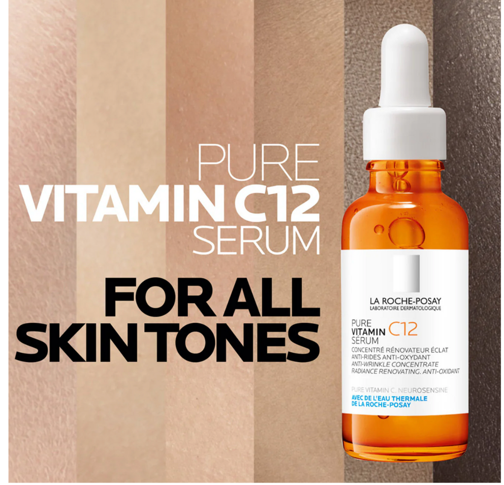 La Roche Posey  Pure Vitamin C 12% Anti Aging Face Serum For Wrinkles