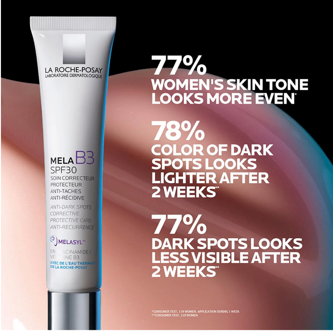 La Roche Posey Mela B3 SPF30 Anti-Dark Spot Concentrate Cream With Niacinamide