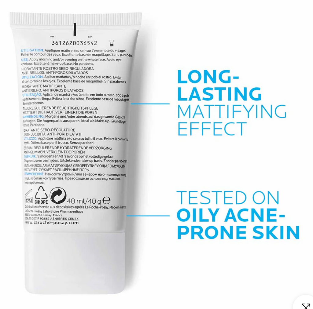 La Roche Posey Effaclar MAT Mattifying Moisturizer For Oily Skin