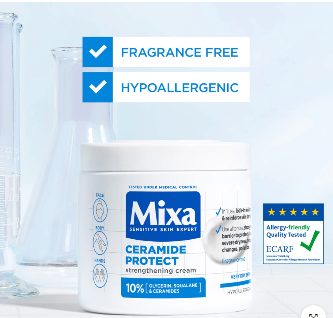 Mixa Ceramide Protect Cream Jar