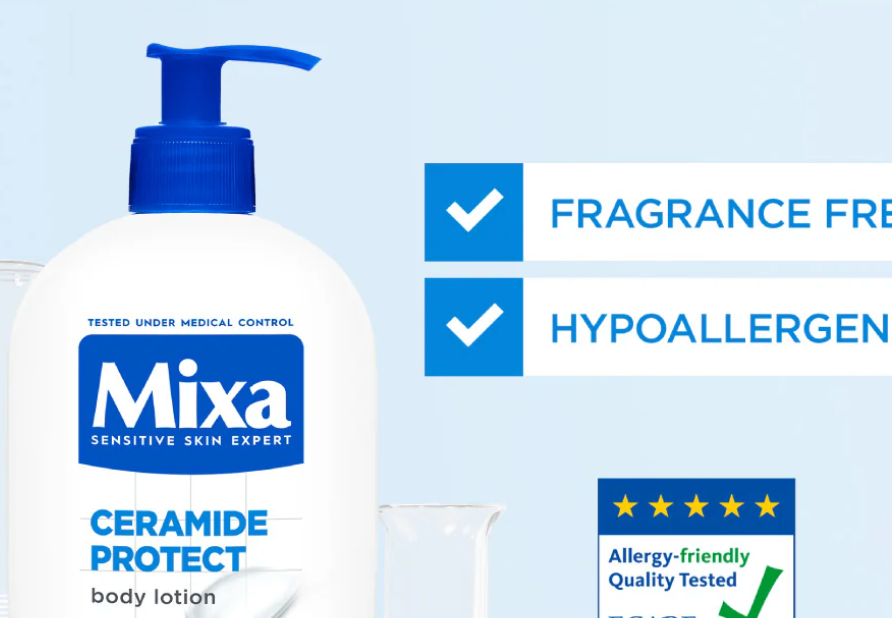 Mixa Ceramide Protect Body Lotion - For Dry, Very Dry and Sensitive Skin