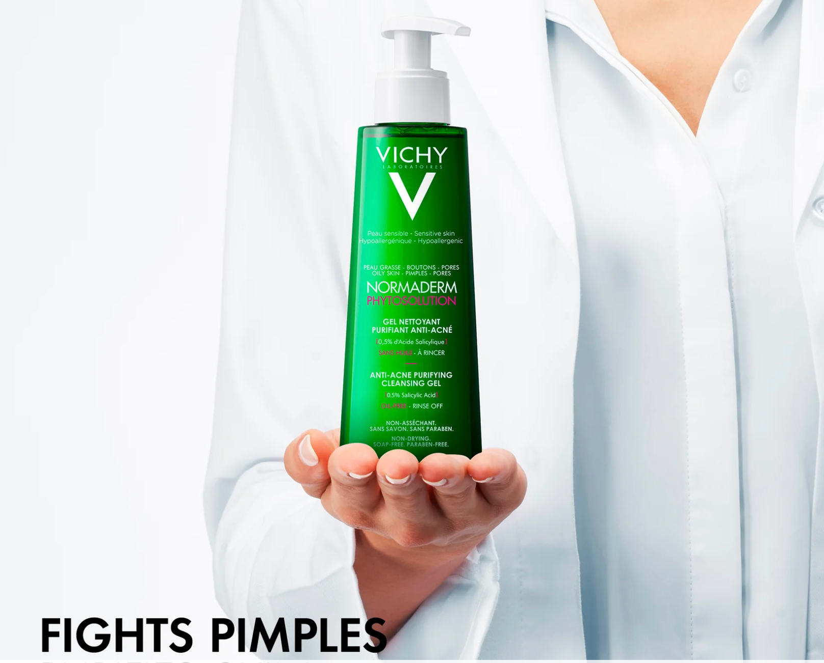 Vichy Normaderm Phytosolution Face Cleanser Gel For Oily/Acne Skin With Salicylic Acid