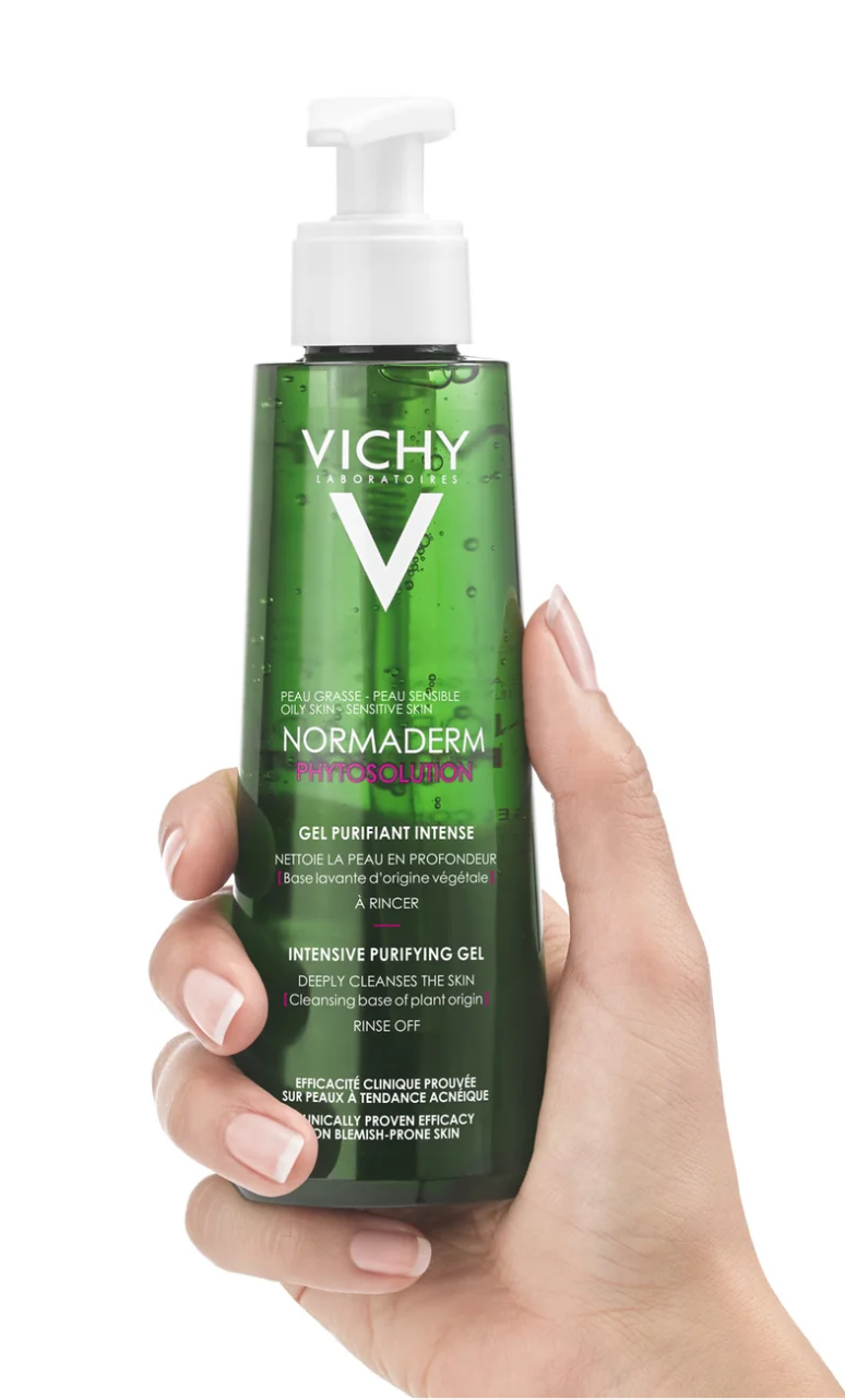 Vichy Normaderm Phytosolution Face Cleanser Gel For Oily/Acne Skin With Salicylic Acid