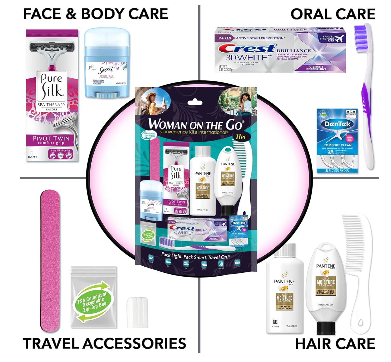 Women On The Go Convenience Kits International Women's Kit