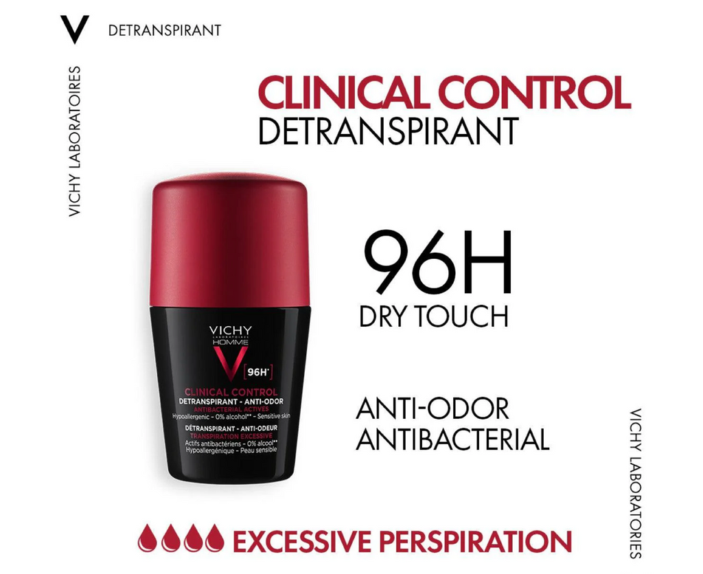 Vichy Homme Deodorant Clinical Control 96H