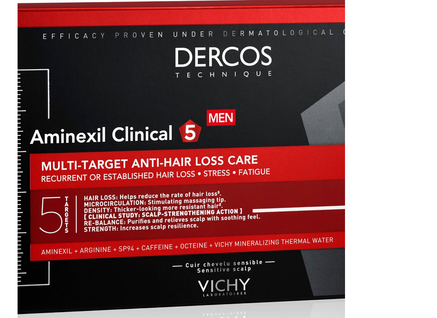 Vichy Dercos Aminexil Clinical 5 Men - 21 Monodoses