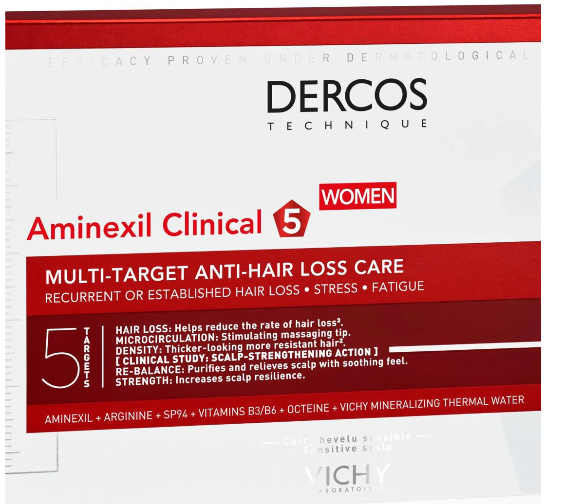 Vichy Dercos Aminexil Clinical 5 Women - 21 Monodoses