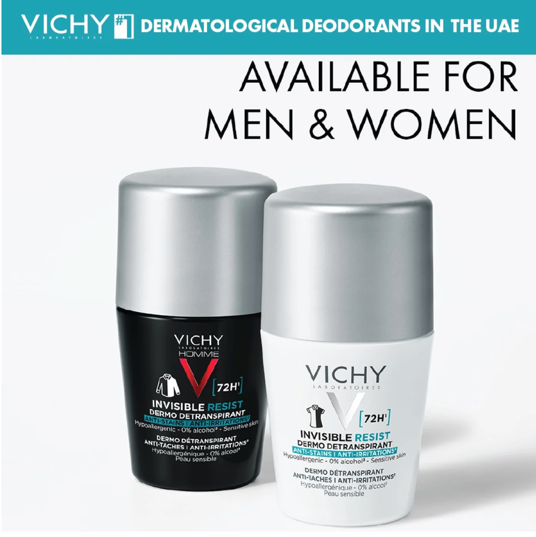 Vichy Anti-stain, anti-humdity and anti-irritation. Ideal for sensitive skin.