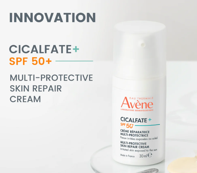 Avene Cicalfate Multi-Protective Skin Repair Cream Sun Protect SPF50+