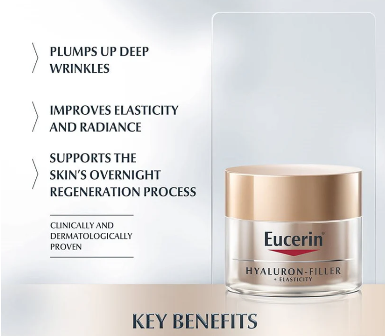Eucerin Hyaluron Filler + Elasticity Anti Age Night Cream