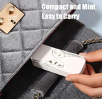 Portable Floss Dispenser Dental Floss, Travel Size (White+Black+Pink+MintGreen)