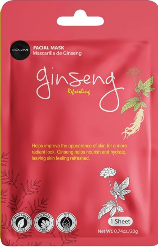 Celavi Essence Facial Sheet Face Mask  Classic Authentic Moisturizing Skincare