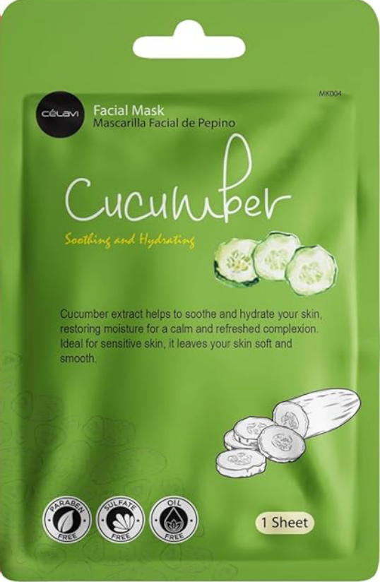 Celavi Essence Facial Sheet Face Mask  Classic Authentic Moisturizing Skincare