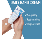 Cerave Therapeutic Hand Cream For Dry Cracked Hands With Hyaluronic Acid