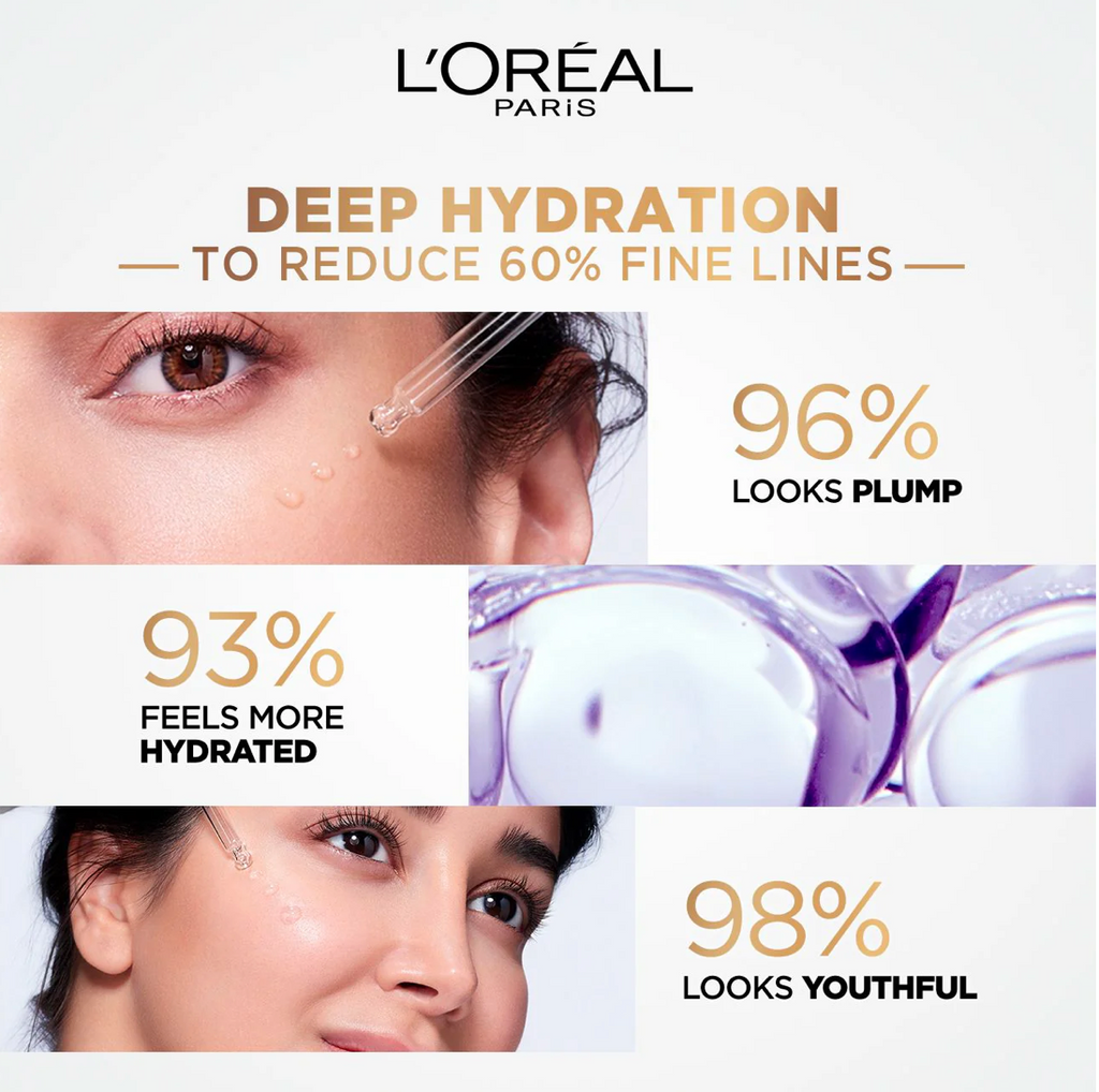 L'Oréal Paris Hyaluron Expert Moisturiser and Anti-Aging Plumping Serum with 1.5% Hyaluronic Acid