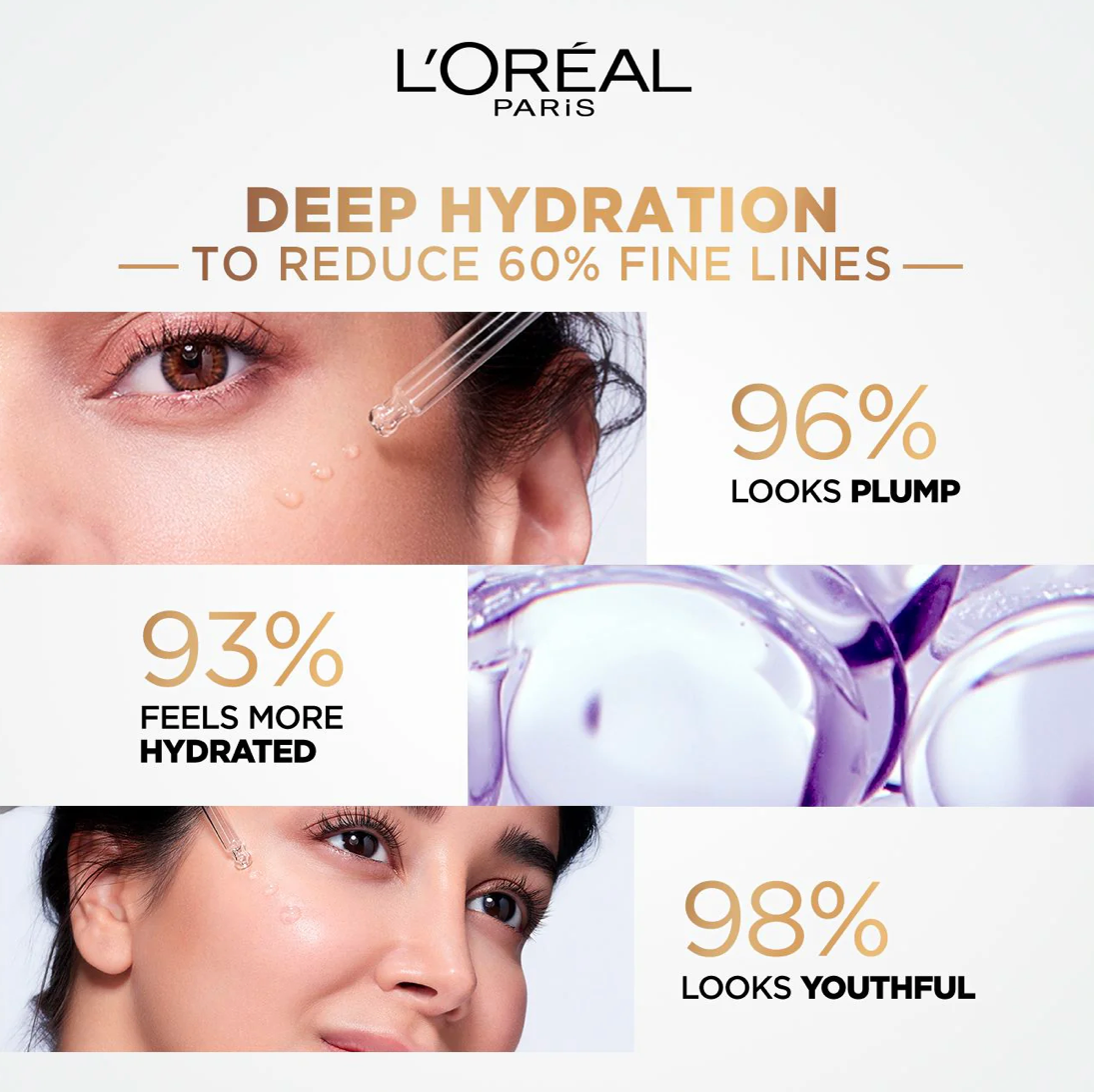 L'Oréal Paris Hyaluron Expert Moisturiser and Anti-Aging Plumping Serum with 1.5% Hyaluronic Acid