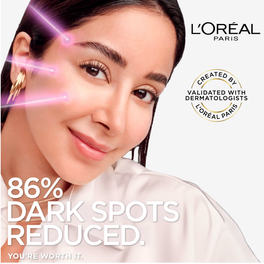 L’Oréal Paris Glycolic Bright Serum with 8% [Melasyl ™ + Glycolic Acid + Niacinamide] face serum for Dark Spots & Brightening