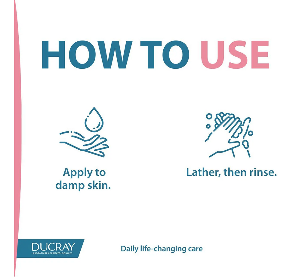 Ducray Ictyane Cleansing Shower Cream - Face and Body