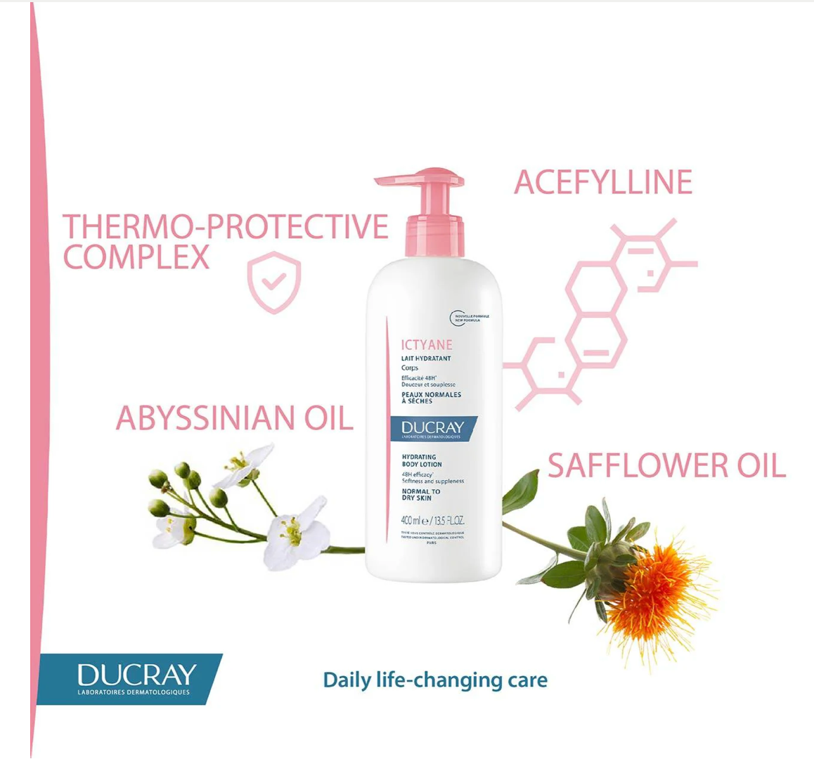 Ducray Ictyane Hydrating Body Lotion