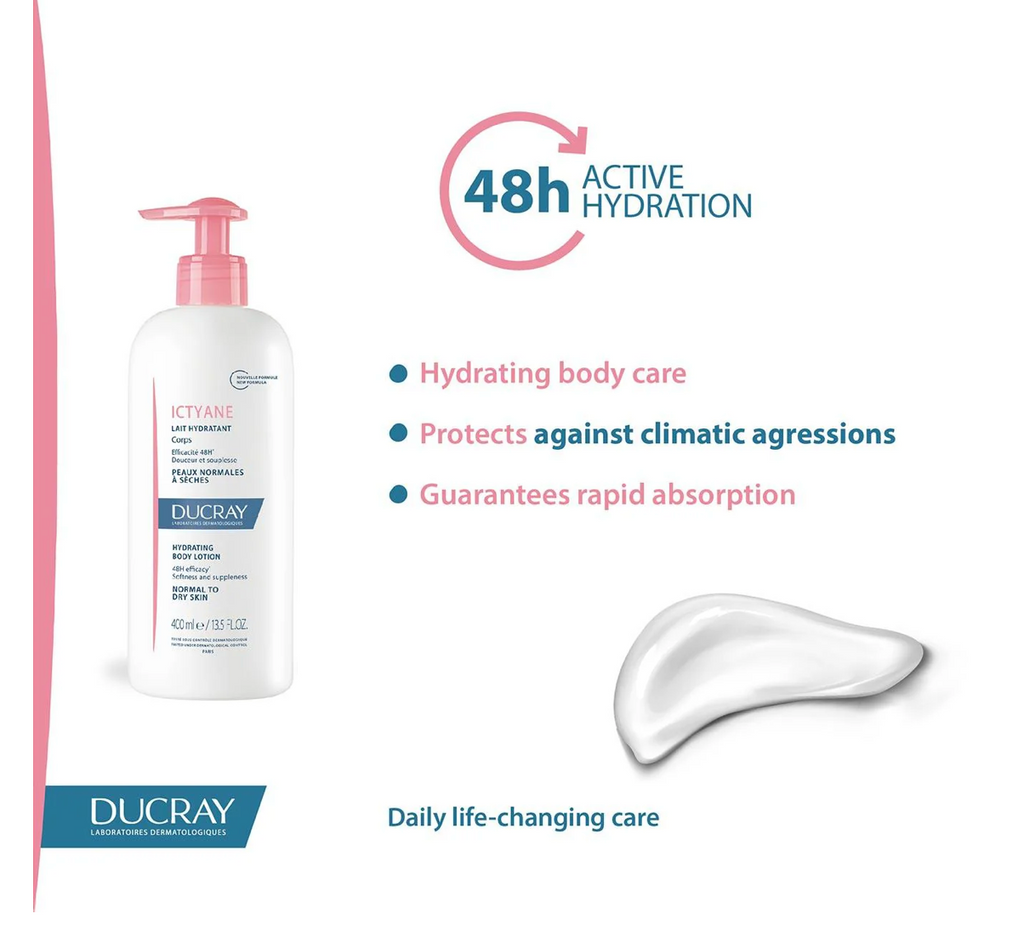 Ducray Ictyane Hydrating Body Lotion