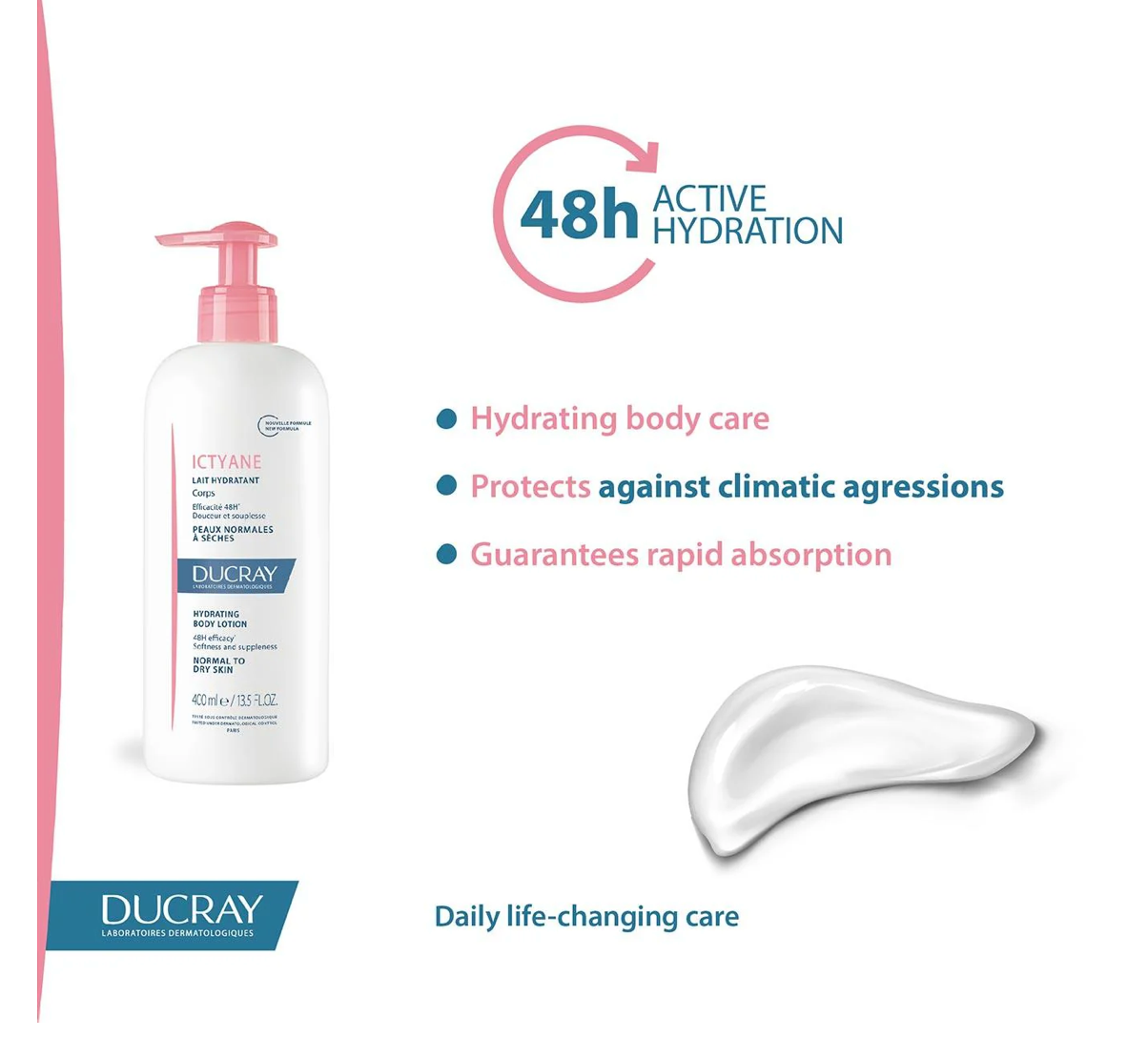 Ducray Ictyane Hydrating Body Lotion