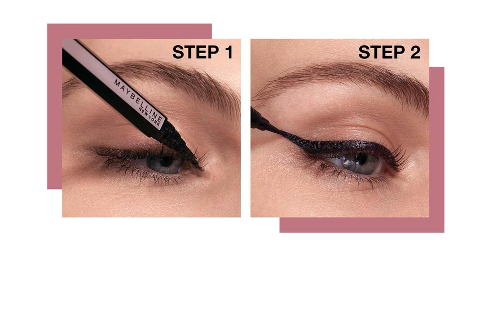 Maybelline New York- Eyestudio Hyper Easy Liquid Liner Matte-Intense Black, Lasts For Up To 24h
