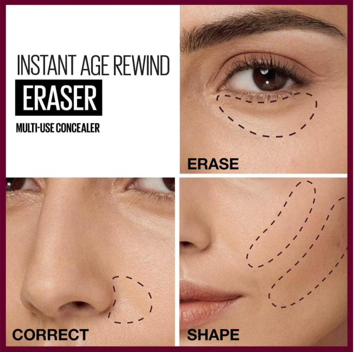 Maybelline Instant Age Rewind Eraser Dark Circles Treatment, Multi-Use Concealer