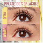 Maybelline The Colossal Bubble Washable Mascara, Buildable Mascara Volume and Length Formula for Bold, Separated Lashes