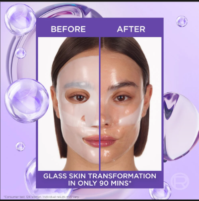 L'oreal Paris Revitalift Glass Skin Hydrogel Glow Mask