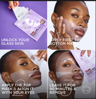 L'oreal Paris Revitalift Glass Skin Hydrogel Glow Mask