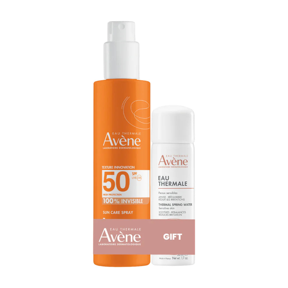 Avene Sunscreen spray SPF50+ 200ml Get Avene Thermal Spring Water Spray 50ml