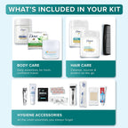 Travel Kit Unisex Premium Name Brand for Care Package Bag 20 Items