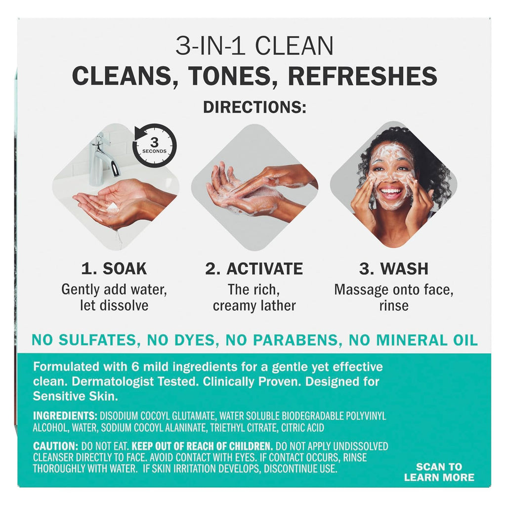 Olay Face Wash, Gentle Cleansing Melts, Fragrance-Free, Daily Use Cleanser