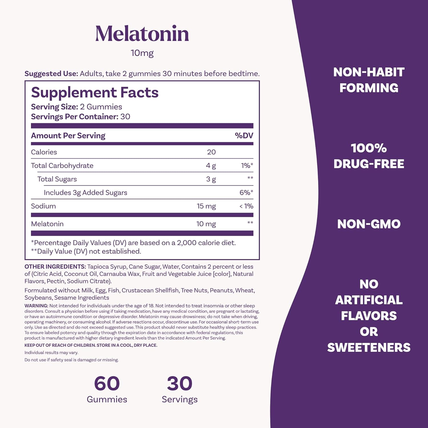 Natrol 10mg Melatonin Gummies, Sleep Support for Adults