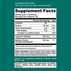 Goli Matcha Mind Cognitive Gummies with Cognizin Citicoline - Brain Health and Focus Support