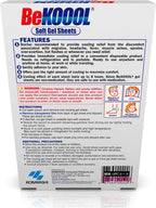 BeKOOOL Migraine Gel Sheets - 4 Count