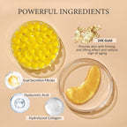 PEAUAMIE Under Eye Patches Gold, Rose and Hyaluronuc acid Eye Masks