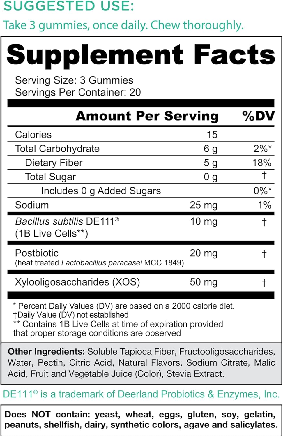 Goli Zero Sugar Pre, Post, Probiotic 90 Count