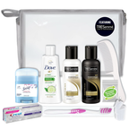 Travel Kit International 10 PC Deluxe:  Tresemme Hair and Dove Body Travel-Size in Bag