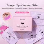 PEAUAMIE Under Eye Patches Gold, Rose and Hyaluronuc acid Eye Masks