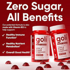 Goli Zero Sugar Apple Cider Vinegar Gummies