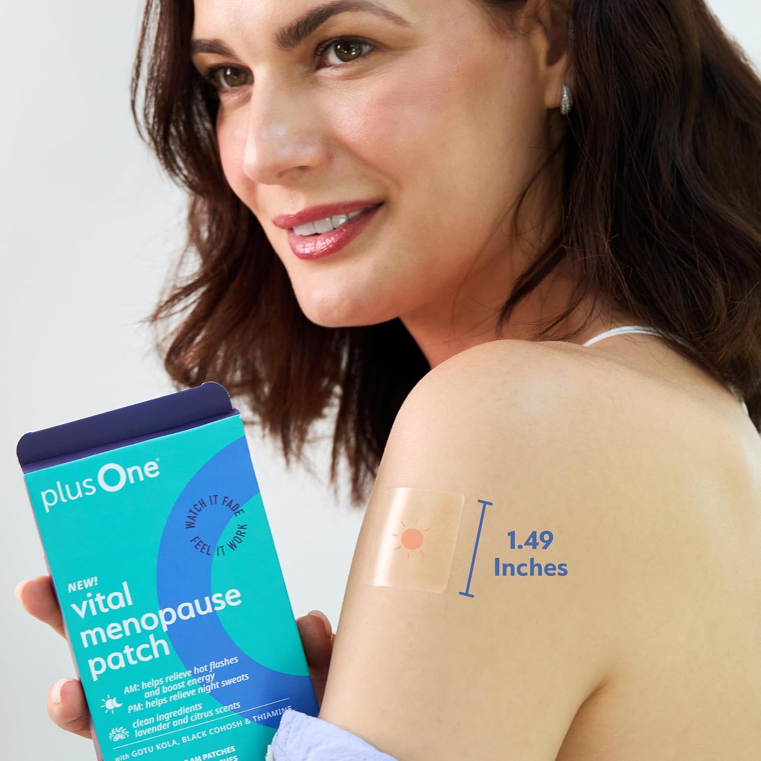 PlusOne Vital Menopause Patches AM & PM –16ct