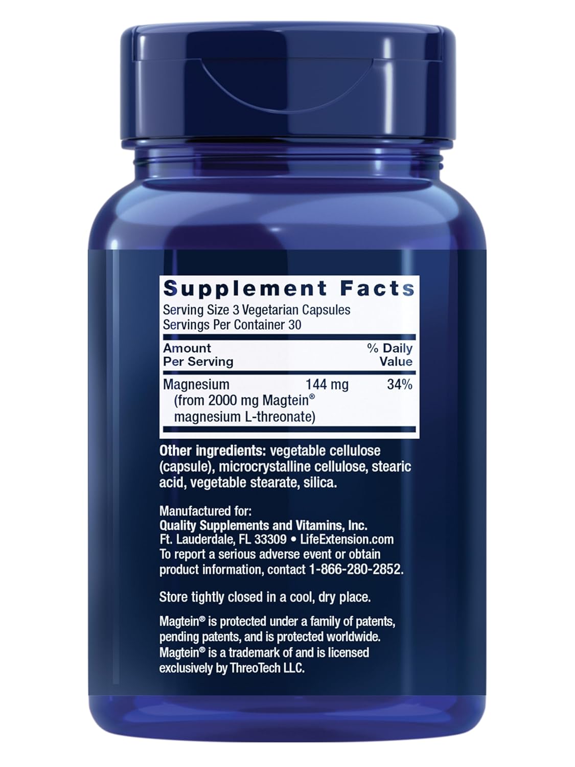 Life Extension Neuro-Mag Magnesium L-Threonate